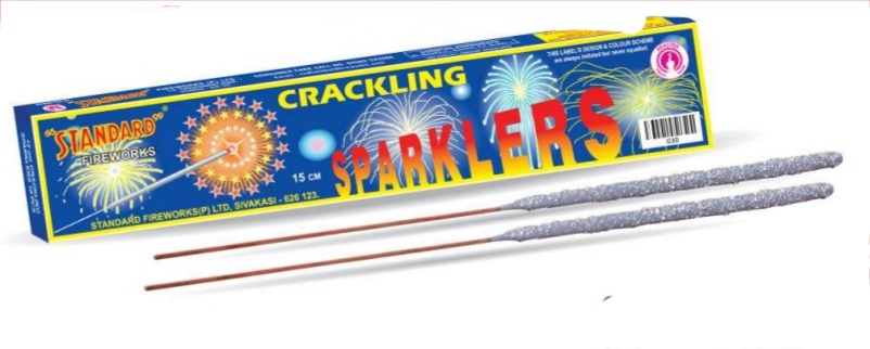 CRACKLING SPARKLERS 15CM(10PCS)