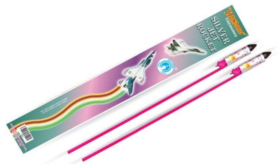 SILVER JET ROCKETS ((10PCS)